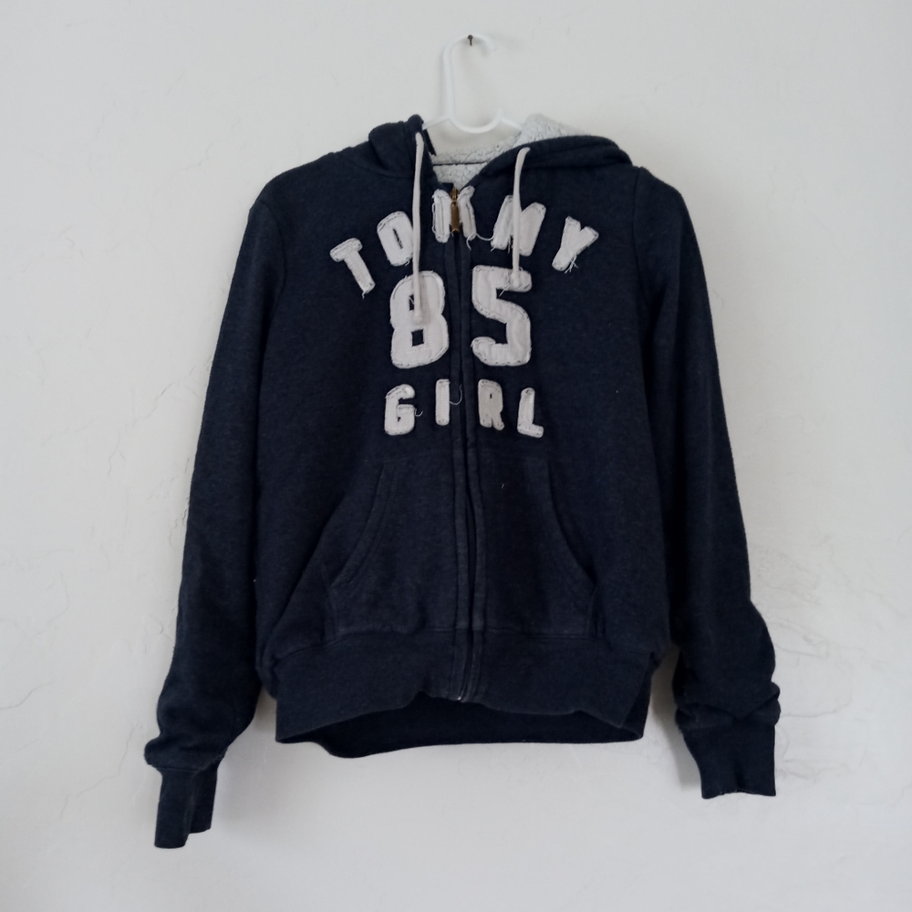 Tommy girl zip up hoodie